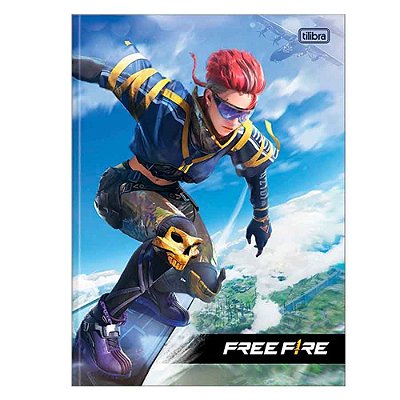 Caderno Brochura Free Fire Surf - 80 Folhas - Tilibra