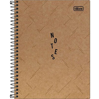 Caderno Colegial Kraft Work - Notes - 80 Folhas - Tilibra