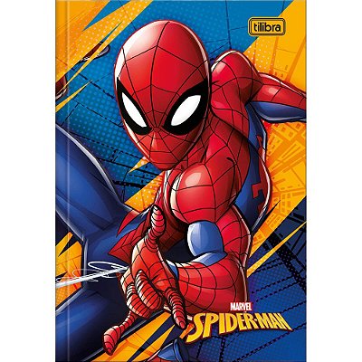Caderno Spider-Man 1/4 Brochura Teia - Aranha - Tilibra
