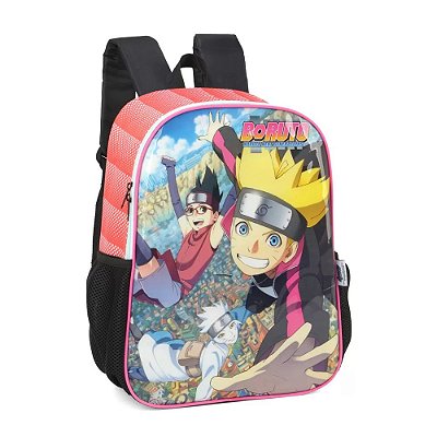 Mochila de Costas Boruto Vermelho - Luxcel