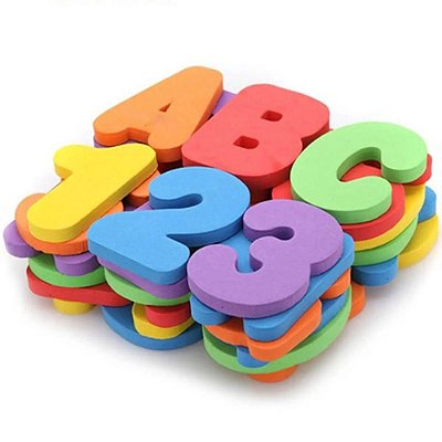 Brinquedo de Banho - Letras e Números - Buba