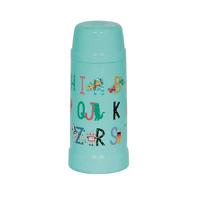 Garrafa Térmica Mini Kids 300ml - Bala de Menta Alfabeto - Mor