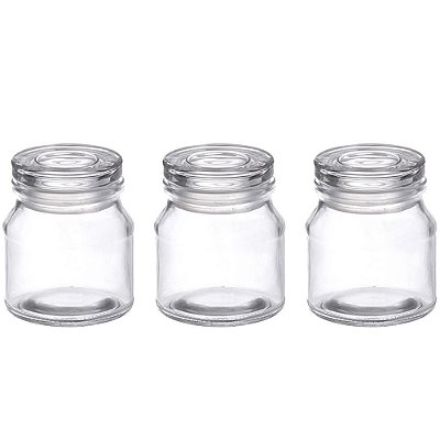 Potes para Mantimentos 3 Peças - 130ml - Wincy