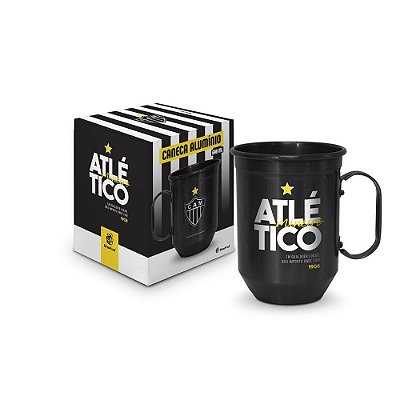 Caneca Alumínio 600ml - Atlético Mineiro - BrasFoot