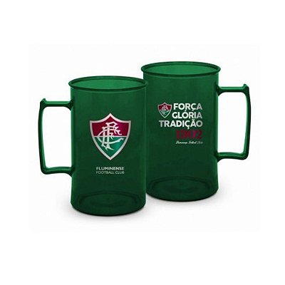 Caneca de Acrílico 400ml - Fluminense - BrasFoot