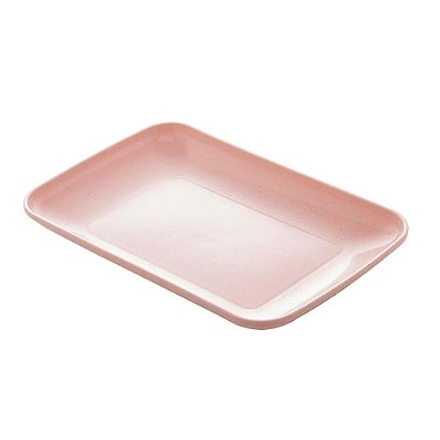 Travessa de Bambu Pequena 21cm - Rosa - Lyor