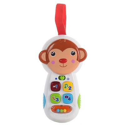 Baby Fone Musical Macaco - Braskit