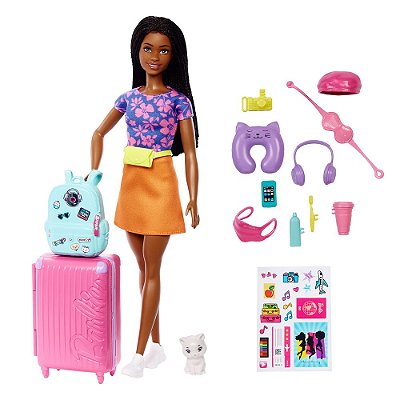 Boneca Barbie Life In The City - Viagem com Pets - Mattel