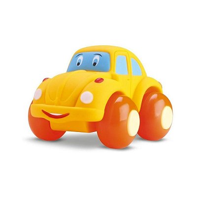 Diver For Baby Soft Cars - Fusca Amarelo - Divertoys