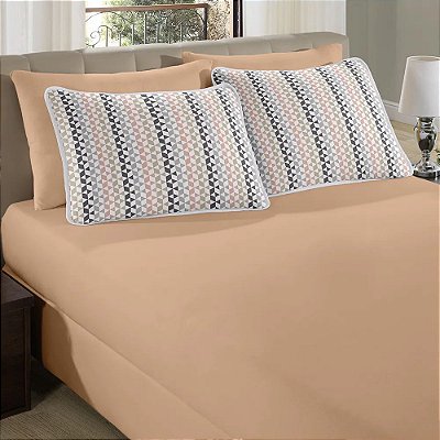 Conjunto de Cama Casal Disco - 3 Peças - Vivaldi Premium