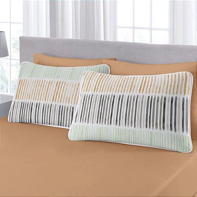 Conjunto de Cama Queen Lira - 3 Peças - Vivaldi Premium