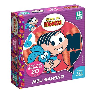 Jogo de Tabuleiro Nig Quatro Jogos Clássicos Turma da Mônica