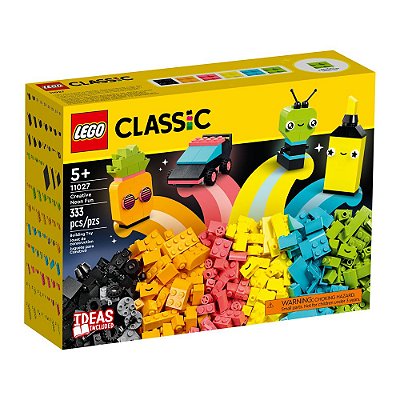 Lego Classic - Diversão Neon Criativa - 333 Peças - Lego