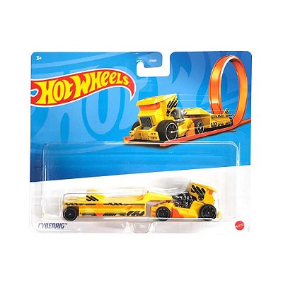 Hot Wheels Track Stars - Cyberrig Amarelo - Mattel