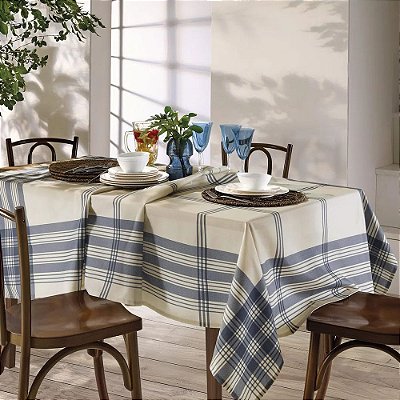 Toalha de Mesa Retangular Renova 8 Lugares - Luna - Döhler Clean
