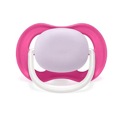 Chupeta Ultra Air Happy - 6 a 18 meses - Rosa - Philips Avent