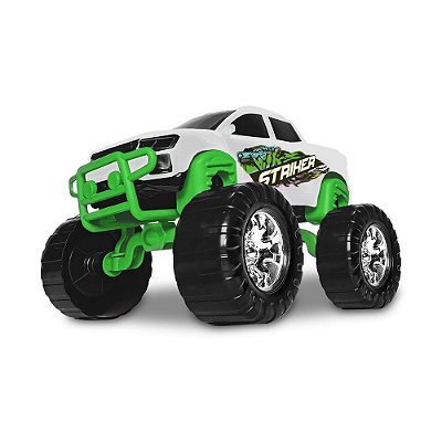 Carro Striker - Big Foot Selvagem - Branco - Samba Toys
