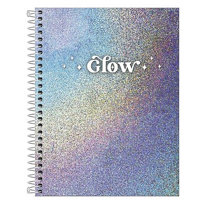 Caderno Colegial Glow - Let It Glow - 80 Folhas - Tilibra