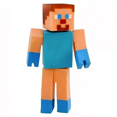 Boneco Super Blocks Articulado - Azul - Adijomar