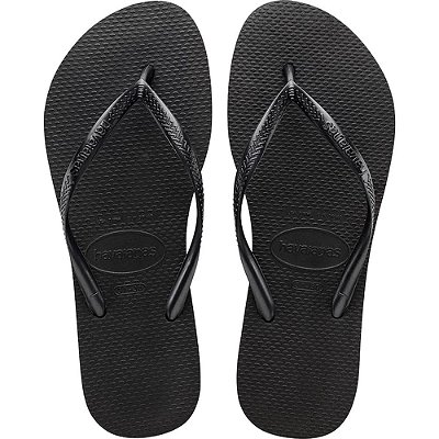 Chinelo Feminino Slim FC Preto - Havaianas