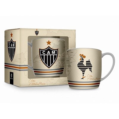 Caneca de Porcelana 300ml - Atlético Mineiro - Brasfoot