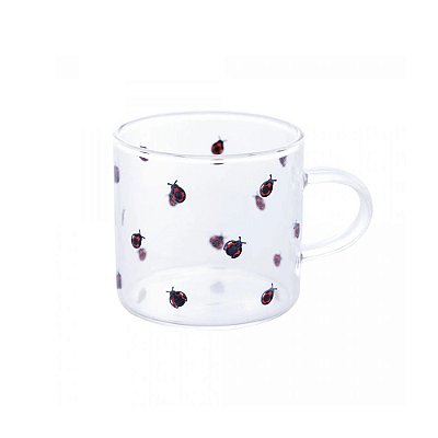 Caneca Ladybug Vidro Borossilicato - 125ml - Lyor