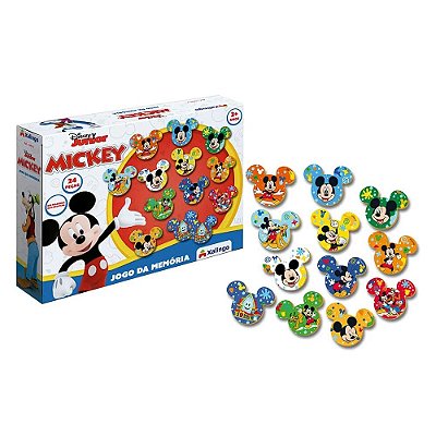 Jogo da Memória  A Casa do Mickey - 24 peças - Versão 2 - Xalingo