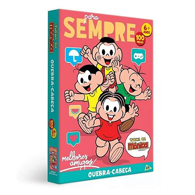 Quebra-cabeça Infantil Grande Mônica (20 peças) - Nig Brinquedos I Madu  Brinquedos