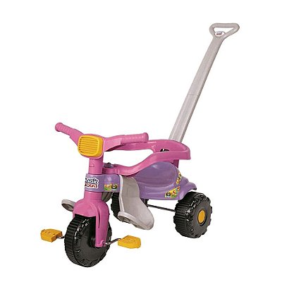 Triciclo Infantil Tico Tico Festa - Rosa e Lilás - Magic Toys