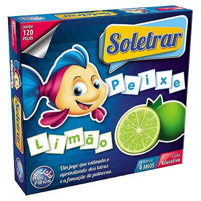 Jogo Brincar de Aprender Soletrar - Pais e Filhos