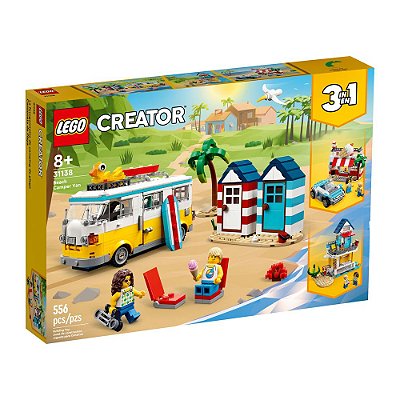 Lego Creator 3 em 1 - Trailer de Praia - 556 Peças - Lego