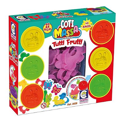 Coti Massa - Kit Família Tutti Frutti - Cotiplás