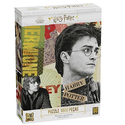 Quebra-Cabeça Harry Potter - 1000 Peças - Grow