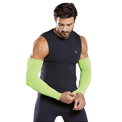Manguito UV Unissex - Verde Neon - Lupo