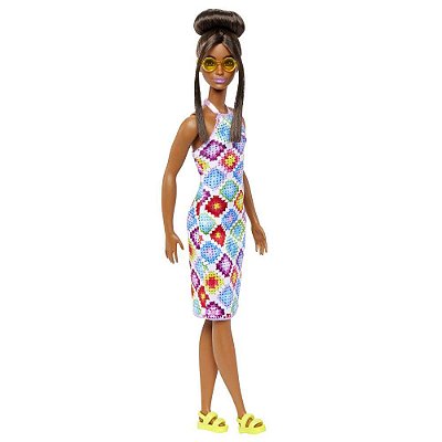 Barbie Fashionista - Vestido Gola Alta 210 - Mattel