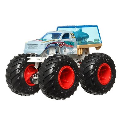 Pista Hot Wheels Monster Truck Ataque Do Crocodilo Faminto - Color Shifters  - Carrinho Muda De Cor - Edição 2022