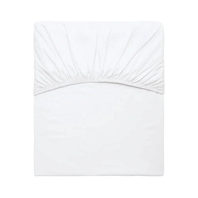 Lençol Com Elástico Vida Bela Queen 200 Fios - Branco - Kacyumara