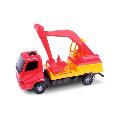 Caminhão Obras Ultra-Truck - Vermelho - OMG Kids