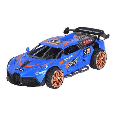 Carro Racer Power - Azul - DM Toys