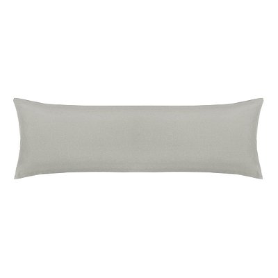 Fronha Body Pillow  40cm x 1,30m - Toque Acetinado - Cimento Queimado - Altenburg
