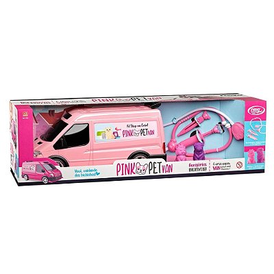 Van Pink Pet - Rosa Claro - OMG Kids