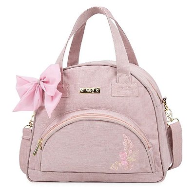 Bolsa Maternidade Floral - Rosa - Média - Hug