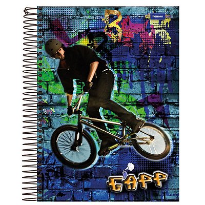 Caderno Gapp - Bicicleta - 10 Matérias - Foroni