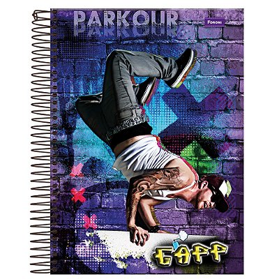 Caderno Gapp - Parkour - 10 Matérias - Foroni