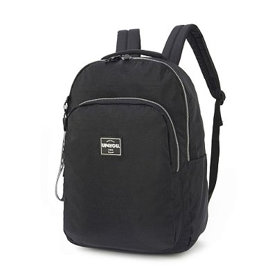 Mochila Escolar Up4You Crinkle - Preto - Luxcel