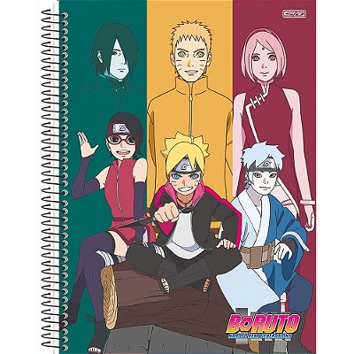 Caderno Boruto Trio - 80 Folhas - São Domingos