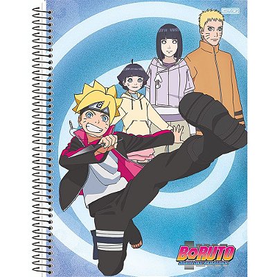 Caderno Boruto Cena - 80 Folhas - São Domingos