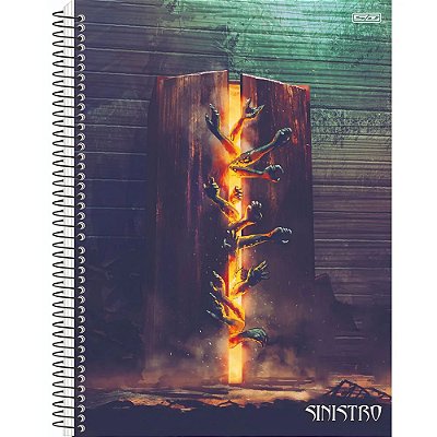 Caderno Sinistro Help - 80 Folhas - São Domingos