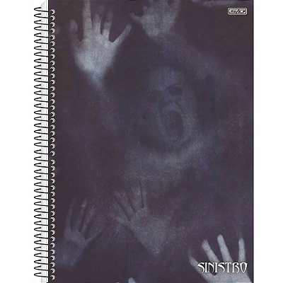 Caderno Sinistro Grito - 160 Folhas - São Domingos