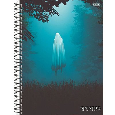 Caderno Sinistro Levitare - 160 Folhas - São Domingos